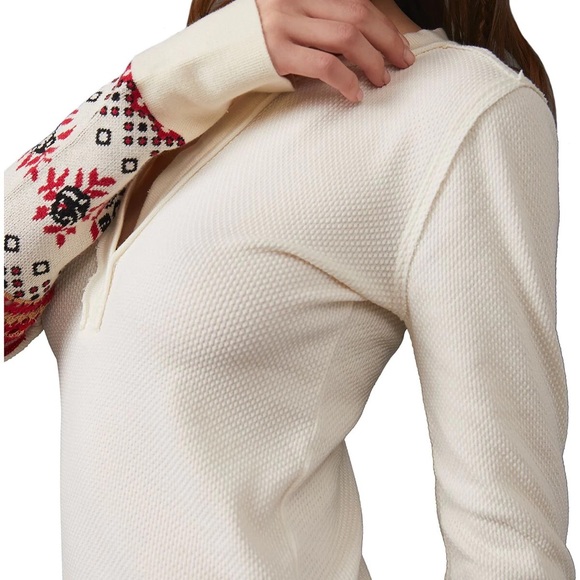 NWT Free People Mikah Layering Cuff Thermal - Picture 3 of 15